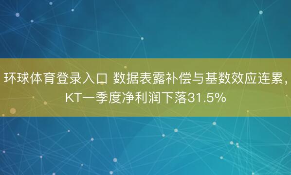 环球体育登录入口 数据表露补偿与基数效应连累，KT一季度净利润下落31.5%