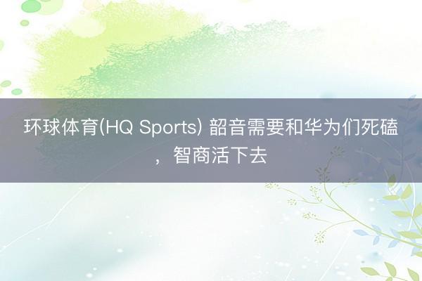 环球体育(HQ Sports) 韶音需要和华为们死磕,智商活下去