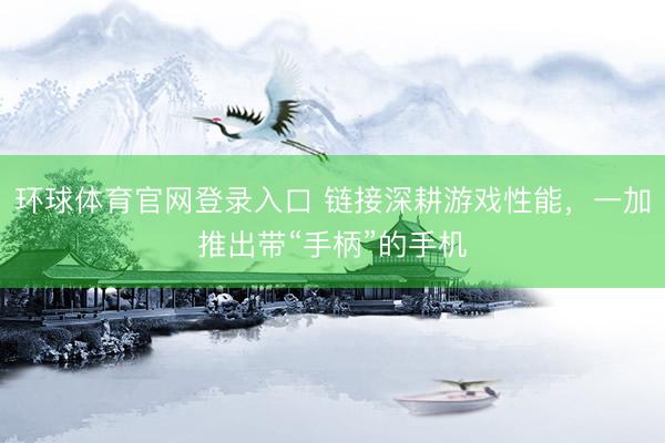 环球体育官网登录入口 链接深耕游戏性能，一加推出带“手柄”的手机